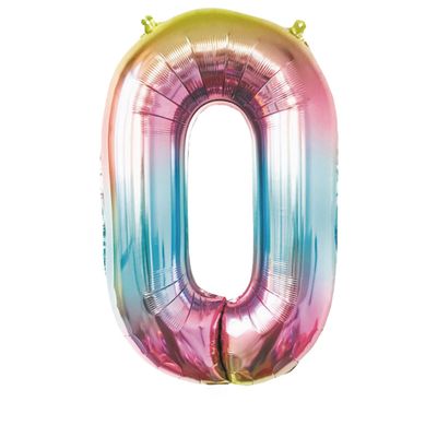BALLON CHIFFRE HOLOGRAPHIQUE 86CM