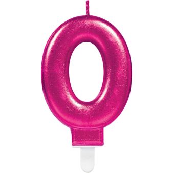 BOUGIE CHIFFRE ROSE
