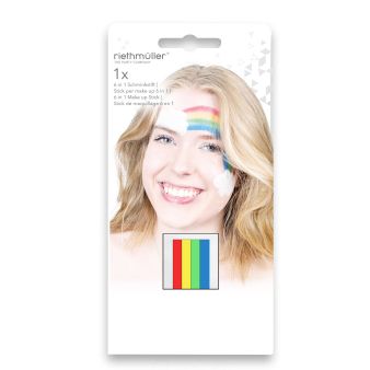 STICK MAQUILLAGE 6 EN 1 ARC-EN-CIEL