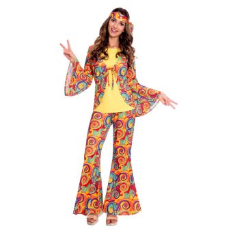 COSTUME HIPPY WOMAN ADULTE