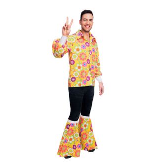 COSTUME FLOWER POWER ADULTE