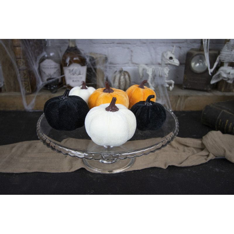 LOT CITROUILLES DECORATIVES X6