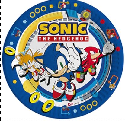 ASSIETTES SONIC X8