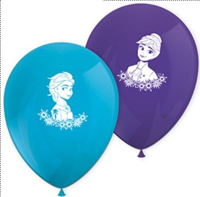 BALLONS LATEX LA REINE DES NEIGES