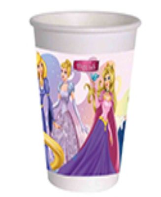 GOBELETS PRINCESSES X8