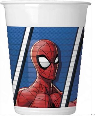 GOBELETS SPIDERMAN X8