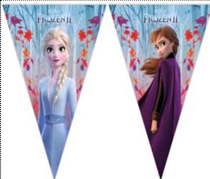 GUIRLANDES A FANIONS LA REINE DES NEIGES