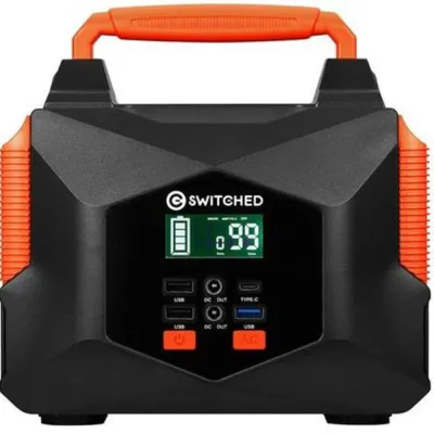 Switched 200W 146.52WH Portable Power Station (SWD-8900-BK)