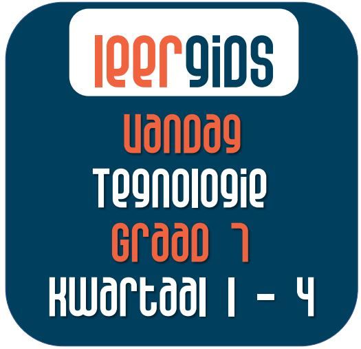 Jaarpakket:  GR7 TEGNOLOGIE KWARTAAL 1 - 4 -  Vandag