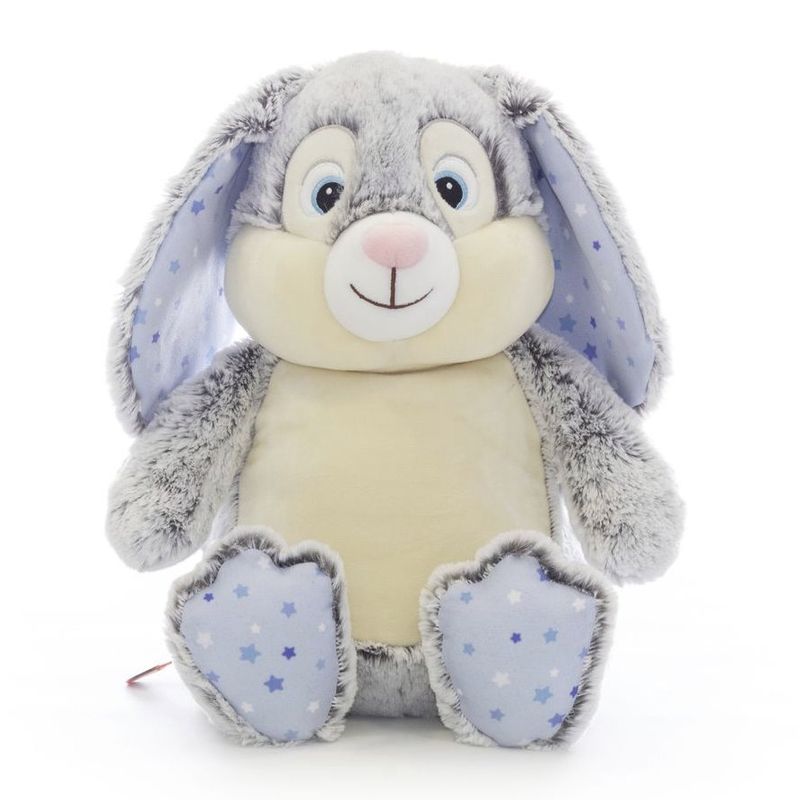 Grey Bunny (Blue Stars)