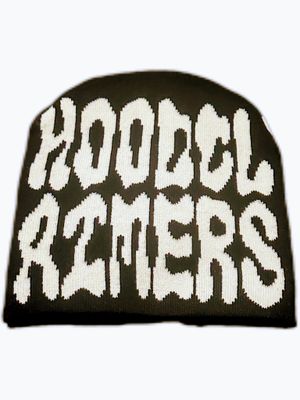 HOODCLAIMERS BLACK BEANIE HAT