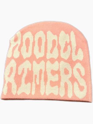 HOODCLAIMERS PINK BEANIE HAT