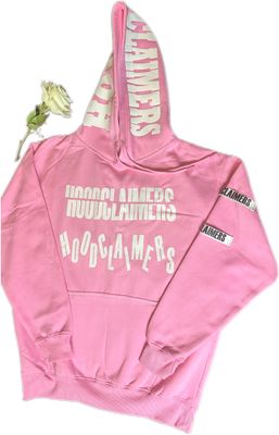 PINK HOODCLAIMERS HOODIE