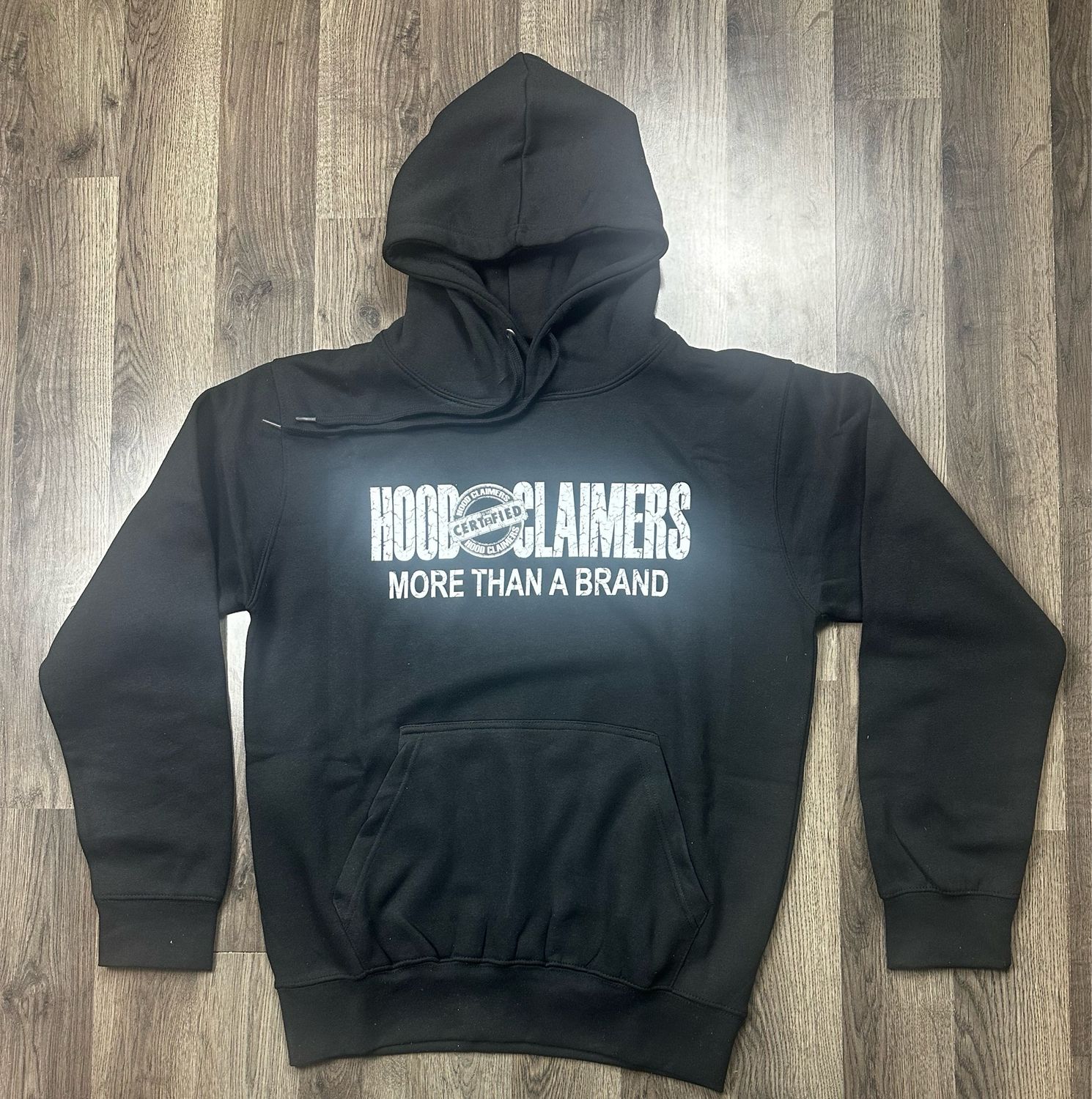 HOODCLAIMERS BLACK HOODIE