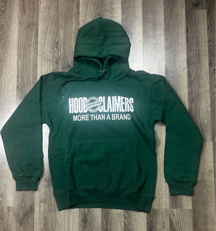 HOODCLAIMERS HUNTER GREEN HOODIE