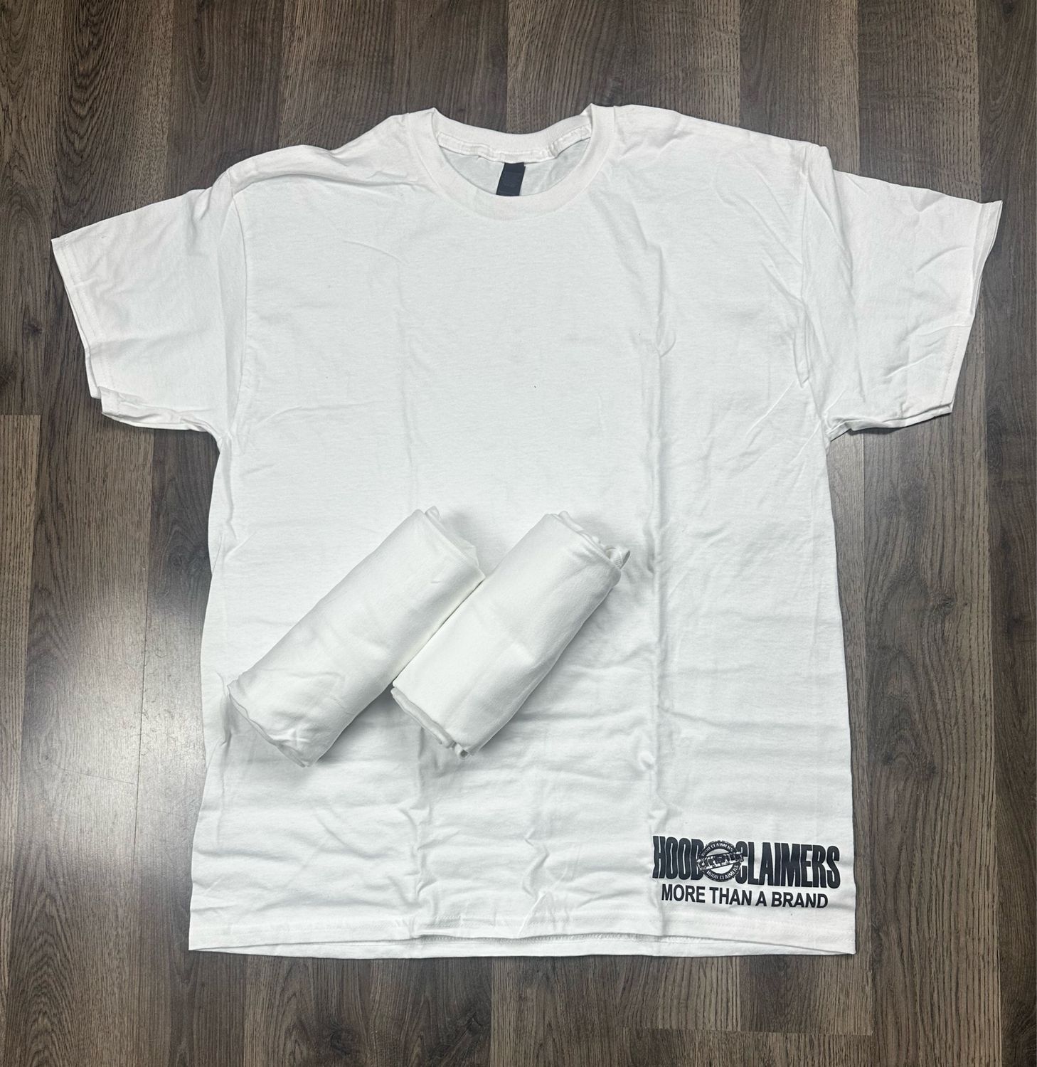 HOODCLAIMERS 3 PACK WHITE T-SHIRTS