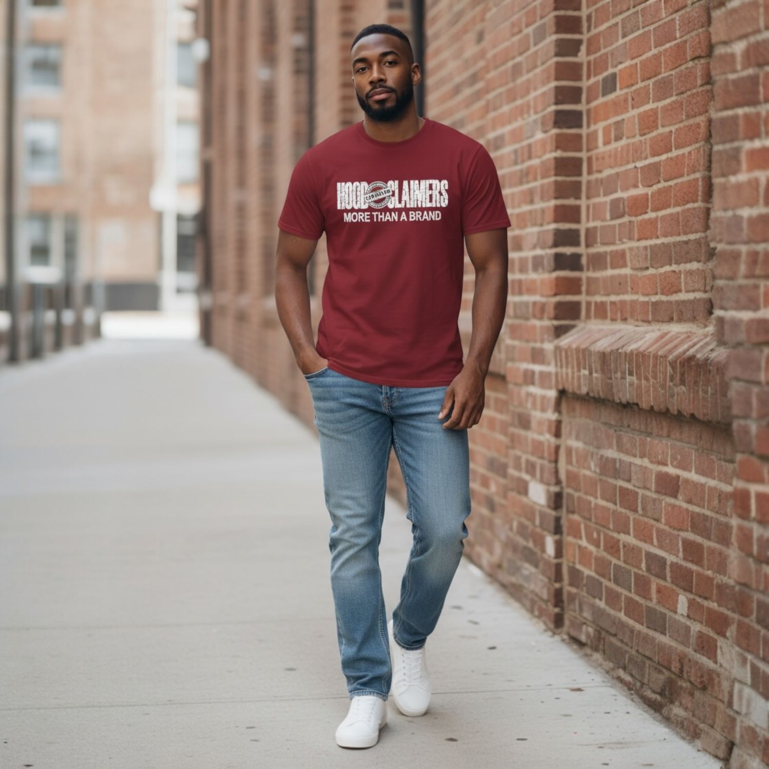 MAROON TEE