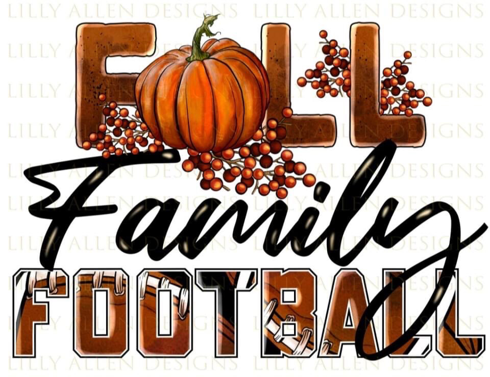 Fall, Family &amp; Football 20oz skinny Tumbler With lid &amp; Straw