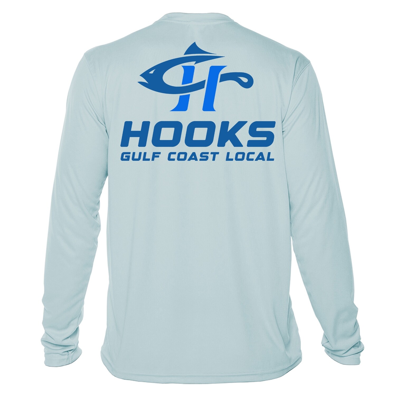 HOOKS LOGO BACK HOOKS LOGO BACK, SIZE: S, COLOR: ARCTIC BLUE