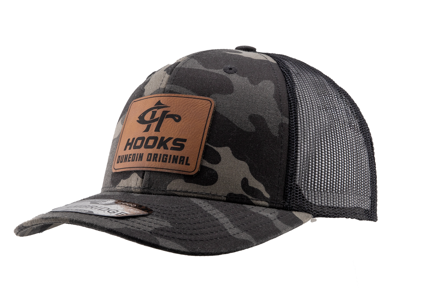 HOOKS BLACK CAMO  TRUCKER HOOKS BLACK CAMO  TRUCKER