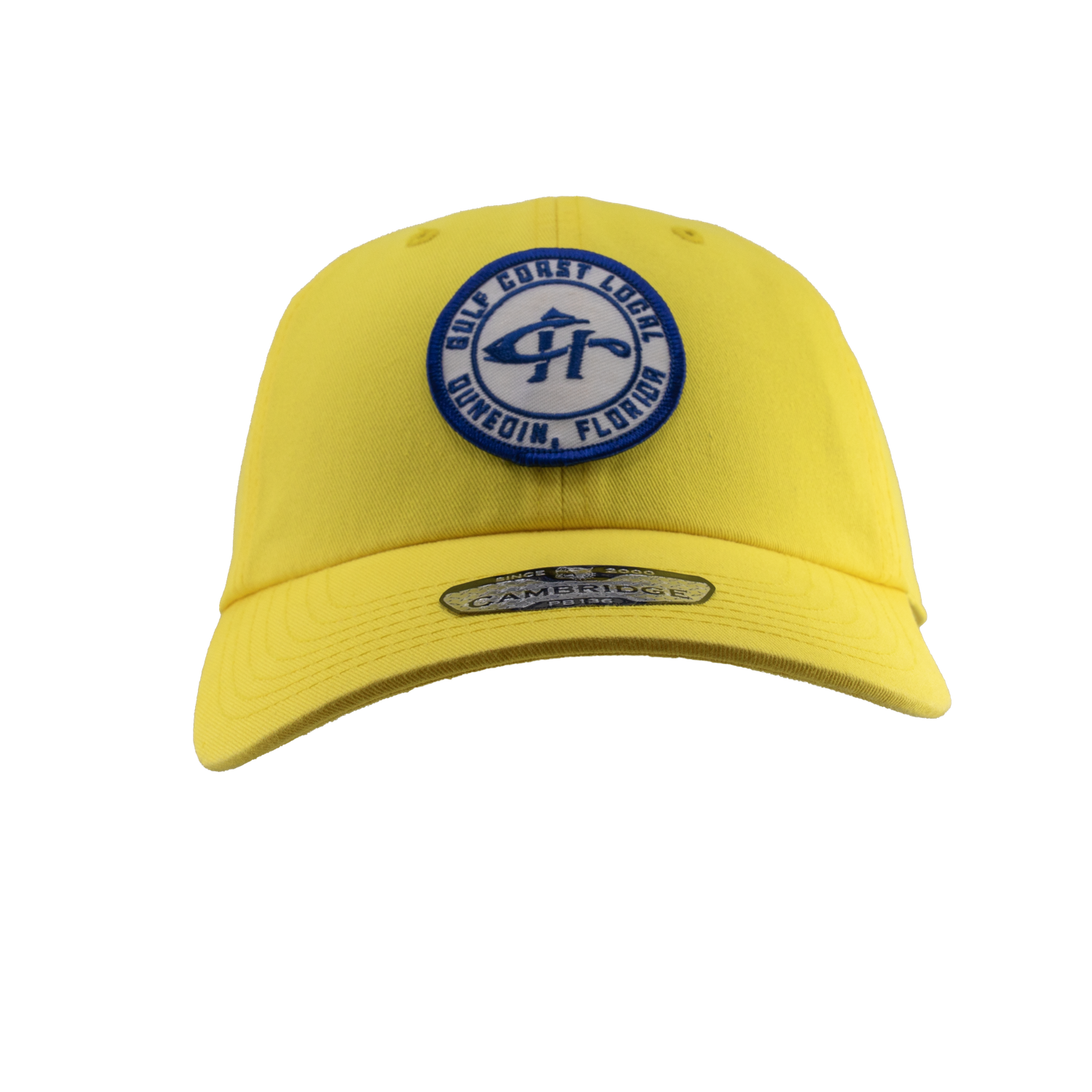 GULF COAST LOCAL YELLOW CIRCLE DAD CAP GULF COAST LOCAL YELLOW CIRCLE DAD CAP