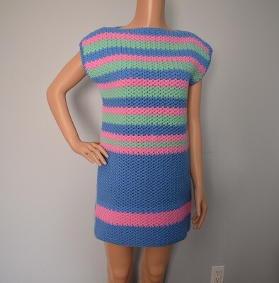 Spike Stitch Mini Dress (M)