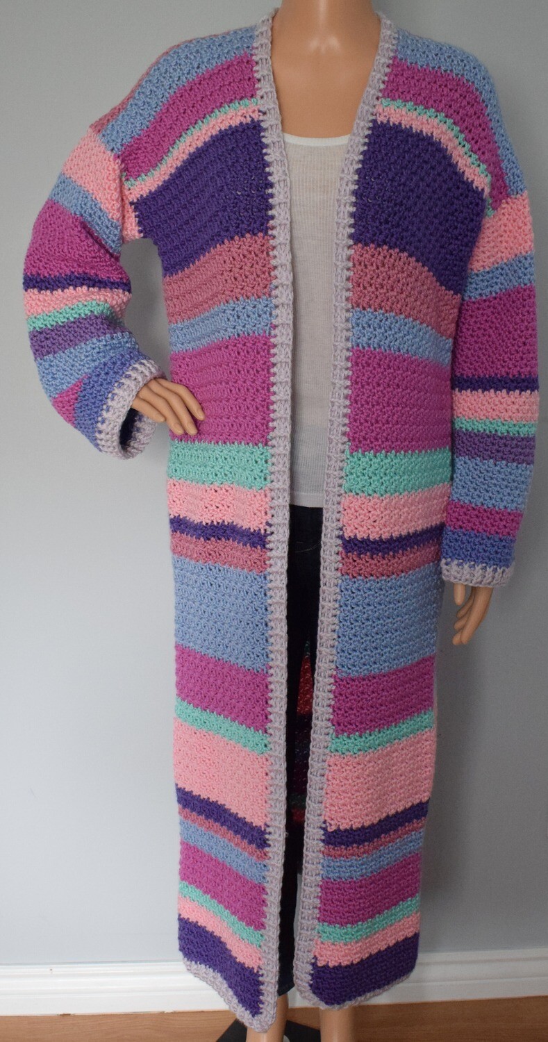 Multicolor Maxi Cardigan (M/L)