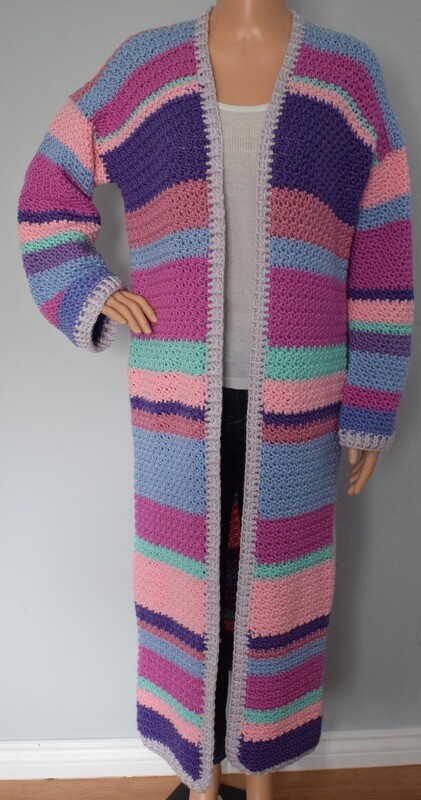 Multicolor Maxi Cardigan (M/L)