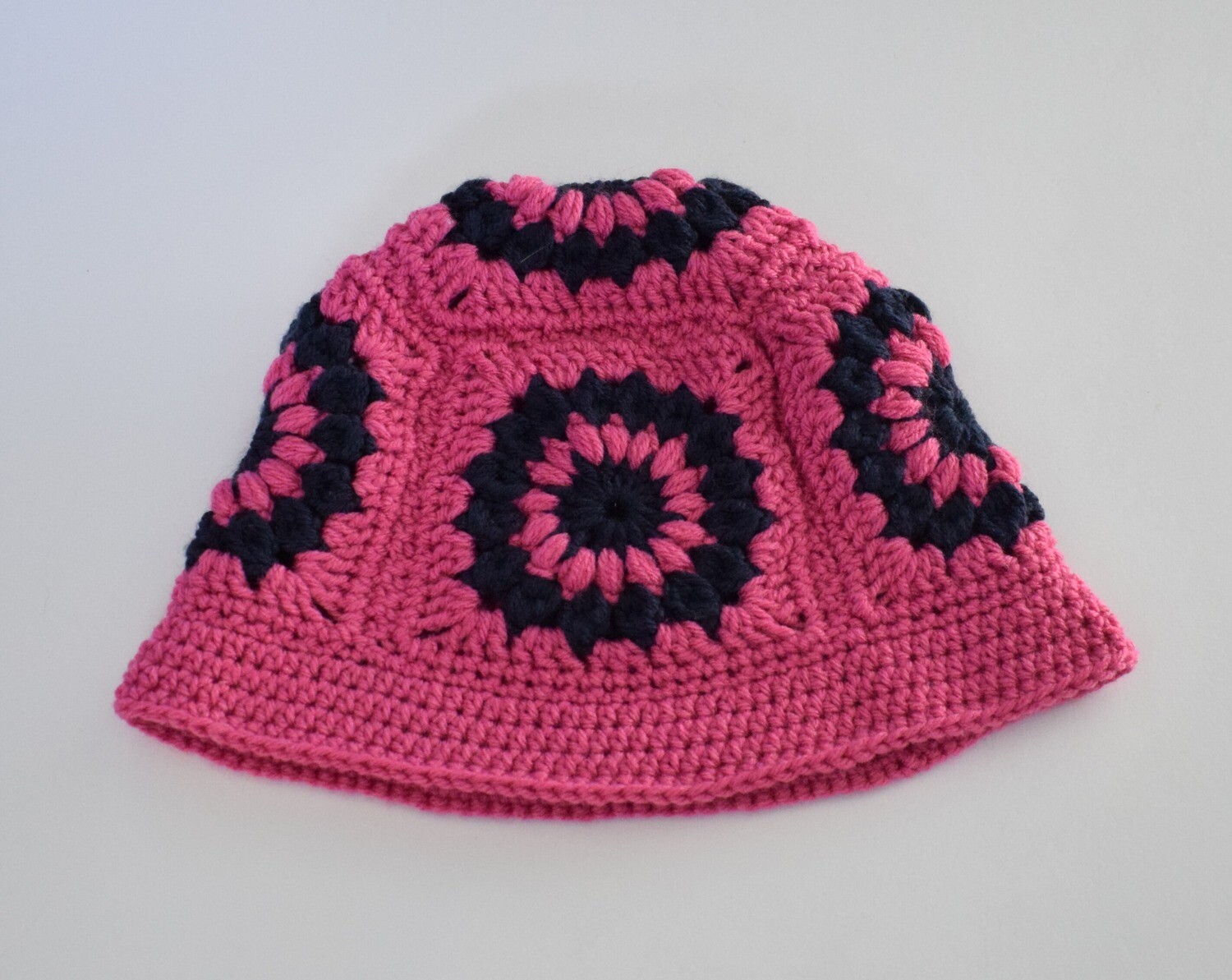 Pink &amp; Navy Bucket Hat