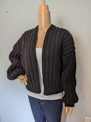 Marshmallow Cardigan - Black (L)