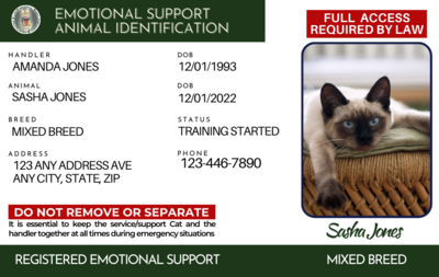 FelineFeel ESA Cat ID