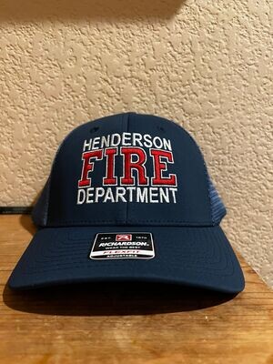 HFD Duty Hat Richardson 173 - Hood River, Performance Trucker Cap