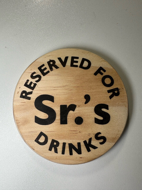 Wood Burned Coaster