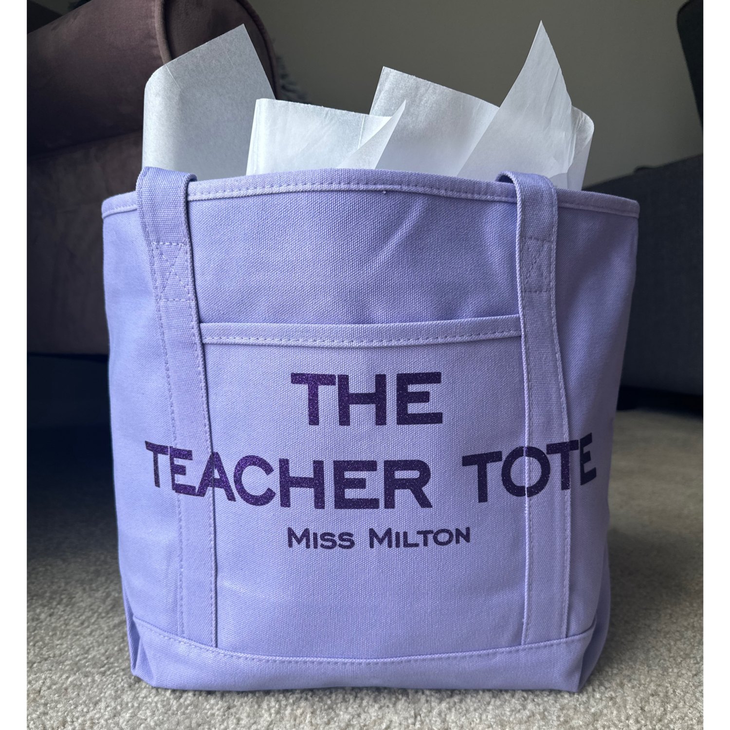 Personalized Canvas Tote Bag