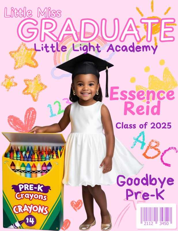 Elementary Grad Magazine Covers *Digital*