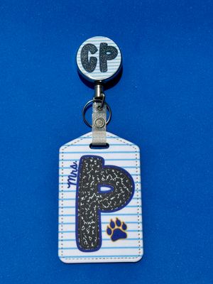 Custom ID Badge Holder + Reel