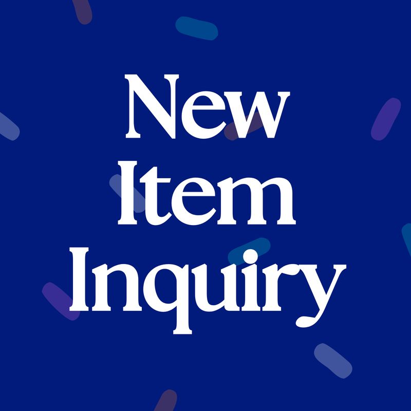New Item Inquiry