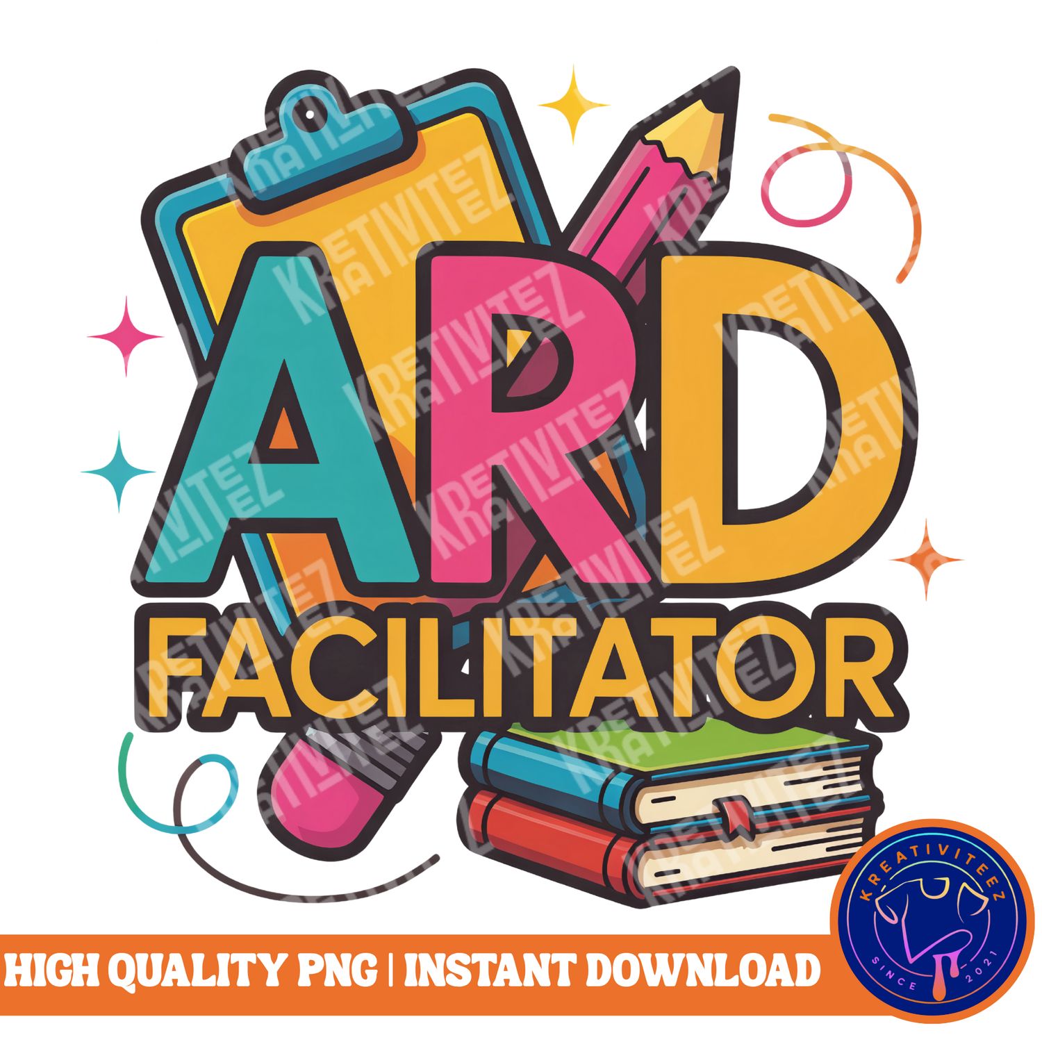 Teacher PNG | Digital Download - ARD Facilitator