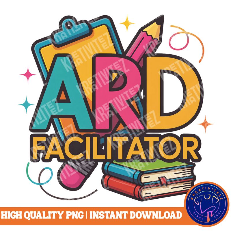Teacher PNG | Digital Download - ARD Facilitator