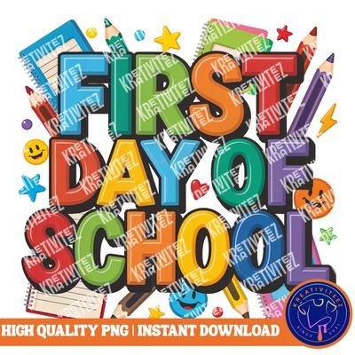 Teacher PNG | Digital Download - First Day of School