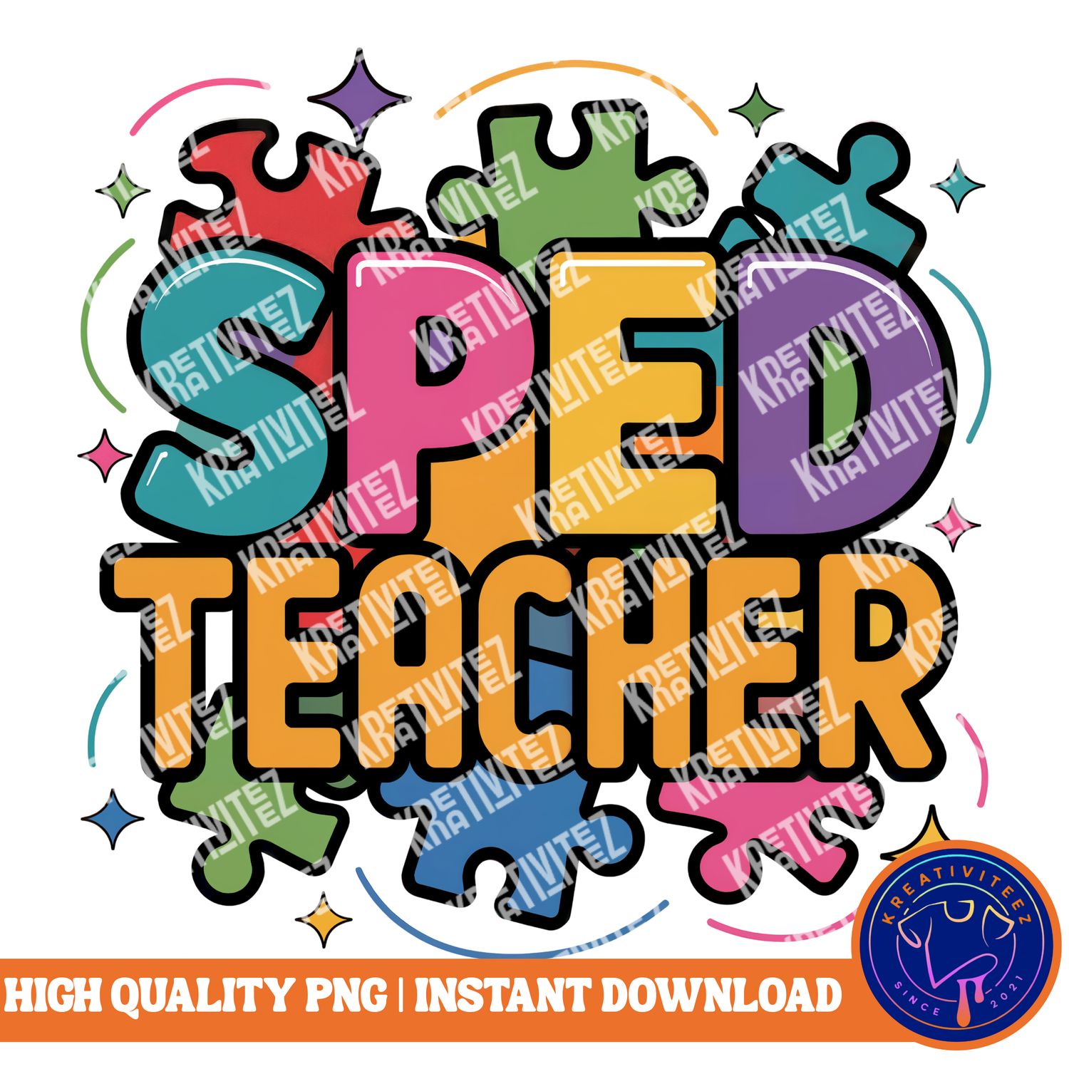 Teacher PNG | Digital Download - SPED Teacher
