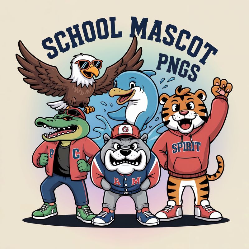 School Mascot -- PNG Only