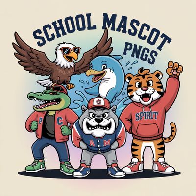 School Mascot -- PNG Only