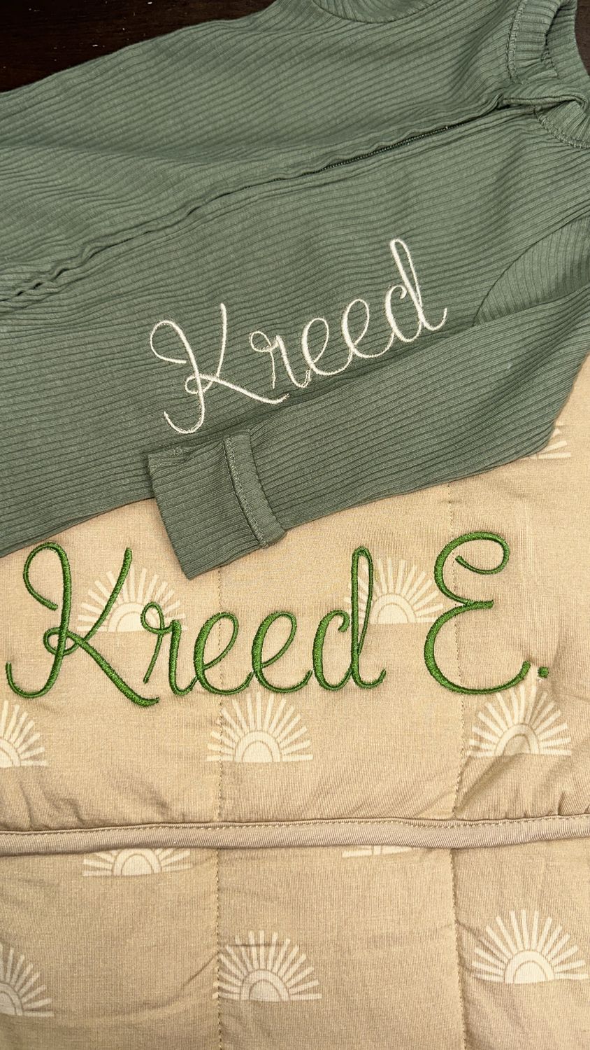 Custom Embroidery/Monogram