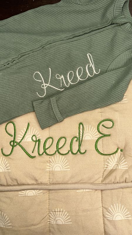 Custom Embroidery/Monogram