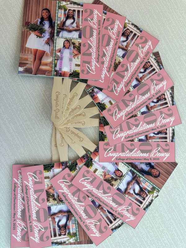 Personalized Graduation Fans