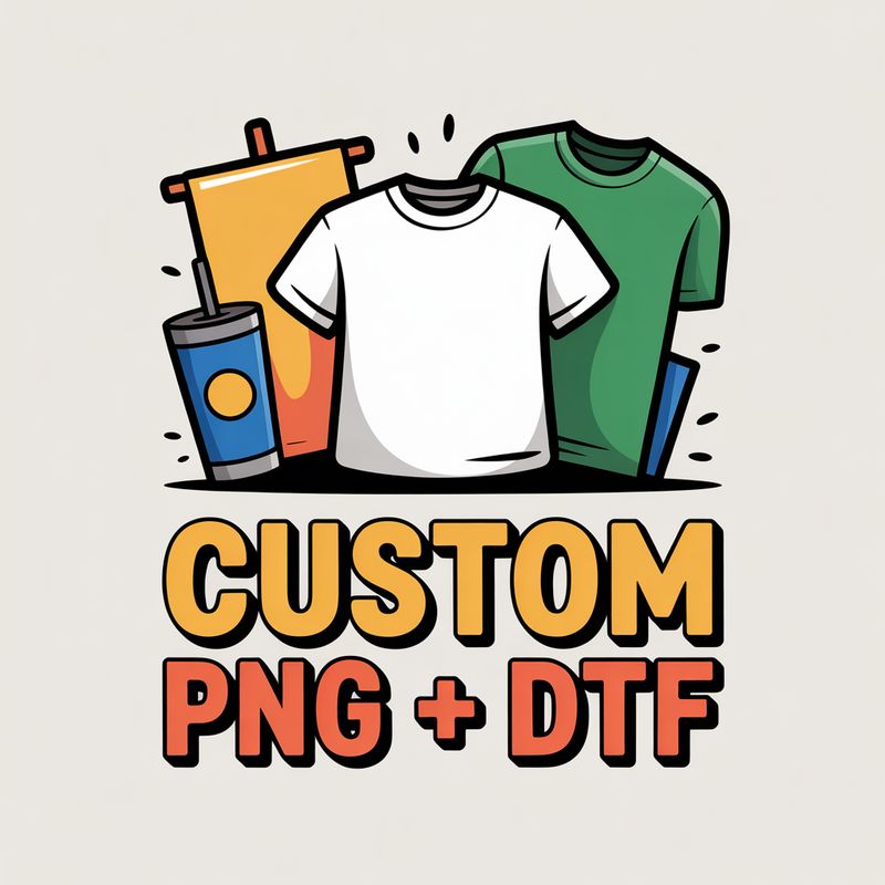 Custom Design (PNG and/or DTF Prints)