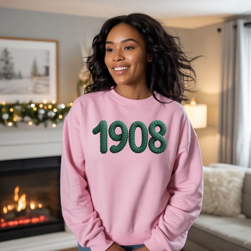 Legacy Year Faux Knit Sweatshirt