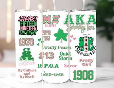 Personalized Greek Tumbler