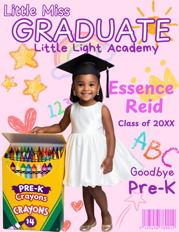 Elementary Grad Magazine Covers *Digital*